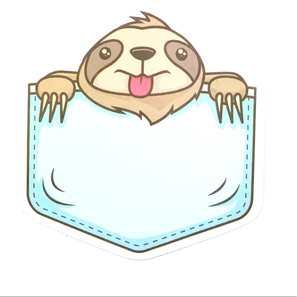 Sloth Vinyl  Sticker